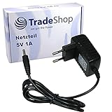 Trade-Shop Netzteil Ladegerät Ladekabel 5V 1A / 3,5x1,35x10mm Stecker für Nokia 3210 3220 3230 3300 3310 3330 3410 3510 3510i 3650 3660 5100 5110 5130