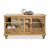 Loberon Kommode Samal, wiederaufbereitetes Teakholz, H/B/T ca. 90/160/45 cm, b
