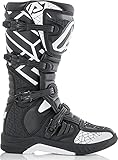 Acerbis Unisex X-Team Motorcycle Boot, Schwarz Weiß, 44 EU