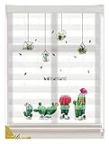 plissee zum kleben ZEBRA ROLLER TAG UND NACHT ZEBRA Fenster roller blind Dual Layer Shades Sheer oder Datenschutz Zebra Rollertöne mit Installation Zubehör Blackout-Jalousien for Küche Badezimmer S