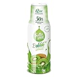 Frutta Max Getränkesirup Frucht Konzentrat - 50% Fruchtanteil - Zuckerfrei - Sodastre Sirup - 500 ml - Mit Stevia - Ausreichend für 12 Liter Saft (Kiwi)