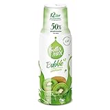 Frutta Max Getränkesirup Frucht Konzentrat - 50% Fruchtanteil - Zuckerfrei - Sodastre Sirup - 500 ml - Mit Stevia - Ausreichend für 12 Liter Saft (Kiwi)