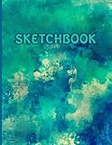 Sketchbook: Large Blank Sketchbook, Pad, Drawing Book, Notebook for Drawing, Writing, Sketching, Comic, Cartoons, Doodling | 100 White Pages, 8.5x11 | For Adults, Teens,