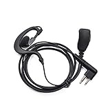 HUAHUA JUSU Store 10 stücke FBI Überwachung PTT Kopfhörer Ohrhörer Mic Headset Fit Für Motorola Tragbare Radio CP180 CP185 CP200 CP88 XTN446 T