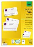 SIGEL DP930 Visitenkarten hochweiß, 600 Stück (60 Blatt), 185 g, 85x55 mm - weitere Stück