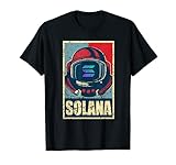 Solana Shirt Solana Coin Astronaut Moon Kryptowährung T-S