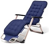 HYLK Gartenstühle, Zero Gravity Chair FoldingPatio Recliner Einstellbarer Anti Gravity Lounge ChairPatio Folding Einstellbare Liegestühle Lawn Lounge Chair-6