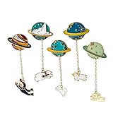 5 Stück Emaille-Anstecknadel Set, Cartoon-Anstecker, Emaille Broschen, Abzeichen Anhänger Brosche Schmuck, Anstecknadeln, Süß Brosche Revers Abzeichen, für DIY Kleidung Taschen Rucksäcke Jacken H