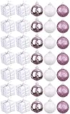 NTUPT Weihnachtsschmuck Sale Räumung 35Pcs Weihnachtskugeln Ornamente für Xmas Weihnachtsbaum - 4 Stil Bruchsichere Frohe Weihnachten Dekorative Weihnachtsdeko Ornamente Party Decor Geschenke 2021