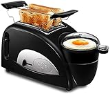 HHORB Toaster Frühstücksmaschine,3-in-1-Haushalts-Multifunktions-2-Scheiben-Toaster Vollautomatischer Ofen,Küche Esszimmer Schultoaster Haushaltsscheib