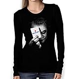 Suzuki T-Shirt Joker 1 Clipart Women CAR Auto Tee TOP Black Long Sleeves Short Sleeves (M, Black - Long)