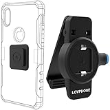 LOVPHONE Handy-Gürtelclip, Universal-Halterung mit Schnellhalterung, einfaches An- und Ausziehen, für iPhone 12, 12 Pro, 12 Pro Max, XR, XS Max, X, XS, 8, S6 Edge, LG oder jedes andere T