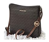 Jet Set Travel Large Messenger Crossbody Shoulder Bag Brown Sig