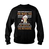 Uzubunki The Jolliest The Nuthouse Christmas Hoodie Sweatshirt T-Shirt, Sweatshirt Schwarz, L