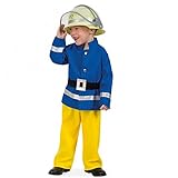 Fritz Fries & Söhne GmbH & Co-Anzug Feuerwehrmann Azul-Amarillo Gr. 104 der Jacke einheitliche der Hose der Gurt des Feuerw