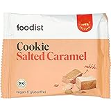 Foodist Salted Caramel Cookie BIO, vegan, glutenfrei und ohne Palmöl, süßes Gebäck - Kekse mit gesalzenem Karamell und Mandeln - Köstlich für zw