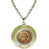 bab Löwenkopf-Anhänger, König der Löwen, Simba-Schmuck, rundes Glasbild, modisch, Vintage-Medaillon, Halskette, literarischer Schmuck