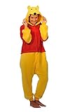 Winnie The Pooh Piglet Eeyore Donkey Esel Tigger Tiger Känguru Onesie Kigurumi Pyjama Karneval Kostüm Maskenkostüm Kapuzenpulli Schlafanzüge Winnie The Pooh, XL(Height 180cm-190cm)