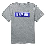 Rolling Stones Lonesome Block Text T-Shirt - Grau - XX-Larg