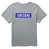 Rolling Stones Lonesome Block Text T-Shirt - Grau - XX-Larg