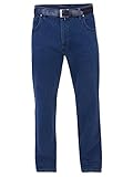 Stone Washed Jeans Modell 'Peter' blau // Pionier in Mehreren Übergrößen, Größe:81