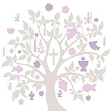 Serviette Ambiente Kommunion/Konfirmation Communion SYMBOLS Motiv 2016 taupe 20 Servietten pro Packung