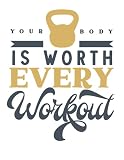 Fitness Planer: Trainingstagebuch für Krafttraining, Ausdauertraining und Kraftsport | Mahlzeiten Tracker | Ernährungs-Tageb