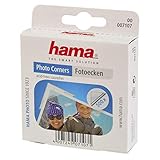 Hama Fotoecken 500 Stück (Foto Klebepads selbstklebend, Fotokleber Ecken geeignet für Fotoalbum und Scrapbook zum Einkleben von Fotos, Postkarten, Grußkarten, Spenderbox), transp