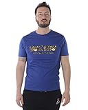 Moschino Herren t-shirt A19118130 Blau L