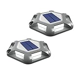 LIZONGFQ Zhang Asia 6LEDS Blaue Licht Solarlicht Outdoor Solar Rasenlampen IP65 wasserdichte Untertagelampe für Gartenpfad Bodentreppe Dekor (Emitting Color : 2PCS, Wattage : Blue Light)