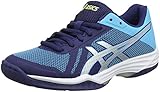 ASICS Damen Gel-Tactic Volleyballschuhe, Blau (Indigo Blue/Silver 400), 40.5 EU