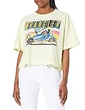 Wrangler Womens Boxy Tee T-Shirt, Wax Yellow, M