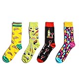 10 Paar Cartoon Pizza Wine Harajuku Hip Hop Socks Christmas Yellow Gin Chocolate Wine If You Can Read This Bring Men's Wine Lovely Creative Socks W