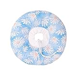 YngFfb Katze Schutzkragen, Elizabeth Halsband, Verstellbares Katzen-Anti-Biss-Kragen Wasserdichtes Katzen-Wiederherstellungs-Weiches Halsband Für Katzen Anti-Beißen Nach Der Operation (Blau)