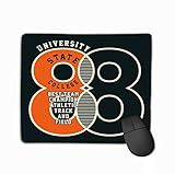 Gaming Mouse Pad Benutzerdefiniert, Persönlichkeit Desings Gaming Mouse Pad Grafik University State Colleg