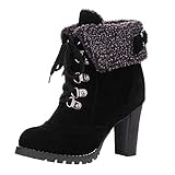 Stiefeletten Damen Rrunsv Schwarz Gummistiefel Damen Kurz Regenstiefel Wasserdicht Winddicht Einfarbig Outdoor G