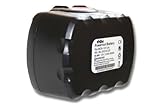 vhbw Akku Ersatz für Bosch 2 607 336 002, 2 609 200 306, BAT043, BAT045, BAT046 für Elektrowerkzeug (3000 mAh, NiMH, 12 V)