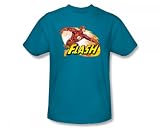 The Flash - Flash-Zoom Slim Fit Adult T-Shirt in türkis, Large, T