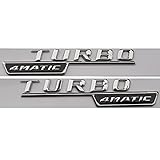 WWFAN Chrome Turbo 4matic Anzahl Buchstaben Kofferraumabzeichen Emblem Aufkleber Aufkleber für Mercedes-Benz AM
