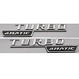 WWFAN Chrome Turbo 4matic Anzahl Buchstaben Kofferraumabzeichen Emblem Aufkleber Aufkleber für Mercedes-Benz AM