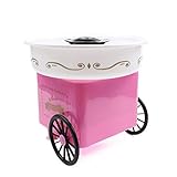 Bnoeo Zuckerwattemaschine Zucker Rosa Profi Edelstahl Zuckerwatte Maschine für Zuhause 500W Elektrische Zuckerwatteg