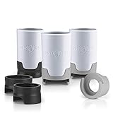 Taste Hero Flaschenaufsatz für Bier 3er Set, Wie Frisch Gezapft, Macht Jede Bierflasche zum Zapfhahn, Für Glas-und PET-Flaschen, spülmaschinengeeignet, Weiß, Die Höhle der Löwen, 3 Stück