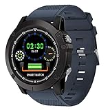 SMART Watch, Die Neuesten SW002 Herren- Und Damen-wasserdichte Sportuhr Outdoor-Sport-Schrittzähler-Überwachungs-Armband Android Ios,B