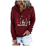 Weihnachten Umstandsmode Oberteil Sommer Tshirt Damen v Ausschnitt gelbe Bluse Damen 2 rote Oberteile Bluse Shirt stillkleidung golden Goose Damen Langarmshirt Langarmshirt Damen Baumw