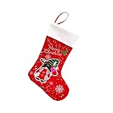 Nikolausstiefel Weihnachtsstrumpf Filz Nikolaus Strumpf FüR Zum BefüLlen Und AufhäNgen Geschenk Christmas Stockings HäNgende StrüMpfe Geschenktasche Candy Bag Weihnachtsdek