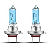 GMY H7 Blue Scheinwerferlampen 12V 55W Halogenscheinwerfer Clear Hight Light 3800K 2er Pack