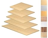 Tischplatte Rechteckform, Tiefe 800/1000 mm, Breite 800/1200/1600/1800/2000 mm, mit Systembohrung, Tischplatte - Dekor:Buche;Größe:1800 x 800