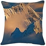 KEROTA Rockies in Glacier National Park MAC OS X Mountain Lion – Kissenbezug für Sofa Couch doppelseitiger Druck 45,7 x 45,7