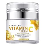 LAANCOO Vitamin C Gesichtscreme-Boost-Haut-Kollagen-Whitening-Feuchtigkeitscreme Anti-Aging-Creme 50g G