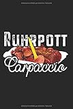 Ruhrpott Carpaccio: Currywurst Notizbuch Notizen Bratwurst Fast Food Currywurst Planer Tagebuch (Liniert, 15 x 23 cm, 120 Linierte Seiten, 6' x 9') Echtes Currywurst Geschenk Aus Dem Ruhrgeb